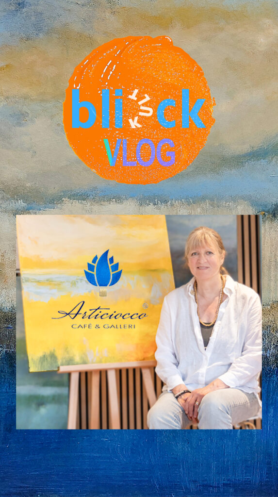 Atelierbesuch bei Tina Daniels.
Wir werden die Künstlerin im Atelier und in Ihrer Articiocco Gallery interviewen und in Ihren Ort der Stille eintauchen.